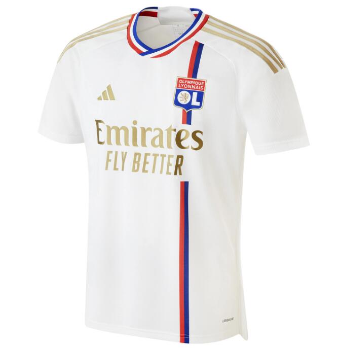 Lyon Home Kit Soccer Jersey 2023/24